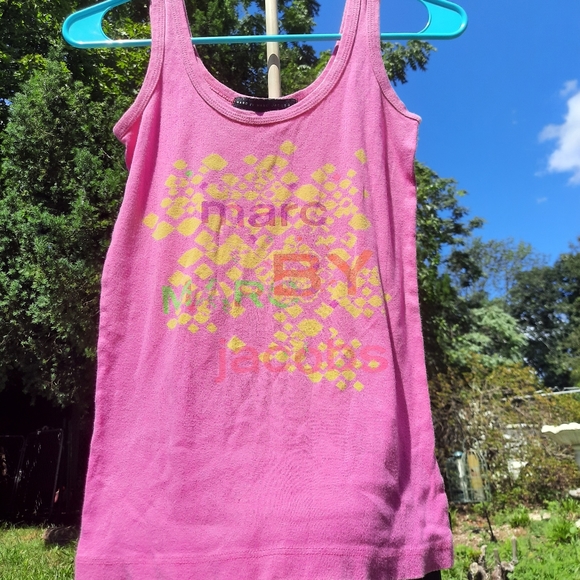 2000s Marc Jacobs Pink Graphic Tank 💗 - Picture 5 of 5
